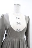 画像4: Maison de FLEUR Petite Robe canone / カノンレトロワンピース M Brown H-25-04-11-002-EL-OP-NS-ZH (4)