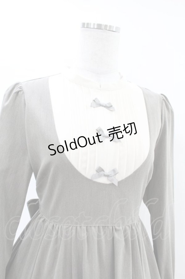 画像4: Maison de FLEUR Petite Robe canone / カノンレトロワンピース M Brown H-25-04-11-002-EL-OP-NS-ZH (4)
