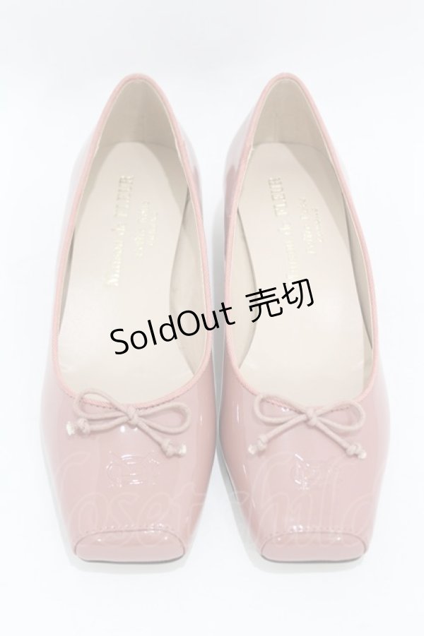 画像1: Maison de FLEUR Petite Robe canone / エトワール気取るバレエシューズ M ピンク H-25-04-11-034-EL-SH-NS-ZH (1)