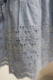 画像4: Jane Marple Dans Le Salon / Typewriter lace tiered dress  ブルー H-25-04-12-003-JM-OP-KB-ZH (4)