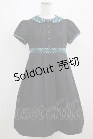画像: ネバアランド / 蜂蜜園ワンピース  黒 H-25-04-12-036-LO-OP-KB-ZH