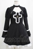 画像1: DARK IN LOVE / Gothic lolita cross doll dress S ブラック H-25-04-12-037-PU-OP-KB-ZH (1)
