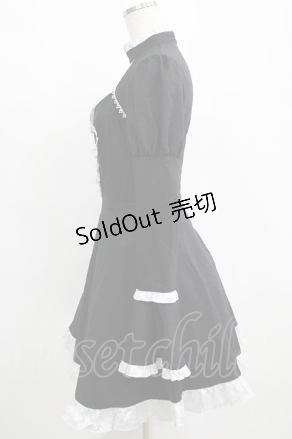 画像2: DARK IN LOVE / Gothic lolita cross doll dress S ブラック H-25-04-12-037-PU-OP-KB-ZH (2)