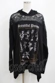 画像1: KILL STAR / レース切替プルパーカー XXL 黒 H-25-04-12-041-SL-TO-KB-ZH (1)