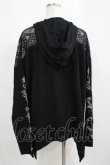 画像3: KILL STAR / レース切替プルパーカー XXL 黒 H-25-04-12-041-SL-TO-KB-ZH (3)