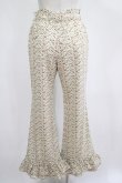 画像3: Candy Stripper / FLORAL GIRLY FRILL HEM FLARE PANTS  アイボリー H-25-04-12-043-PU-PA-KB-ZH (3)