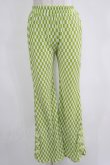 画像1: Candy Stripper / EASY FLARE CHINA PANTS  ライトグリーン H-25-04-12-050-PU-PA-KB-ZH (1)