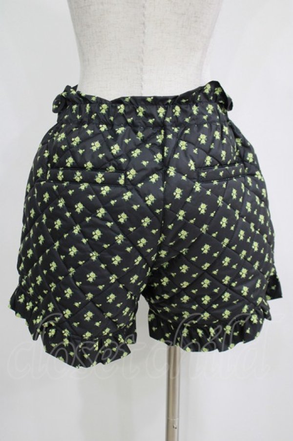 画像3: Candy Stripper / TINY ROSE QUILTING SHORTS 2 ブラック H-25-04-12-051-PU-PA-KB-ZH (3)