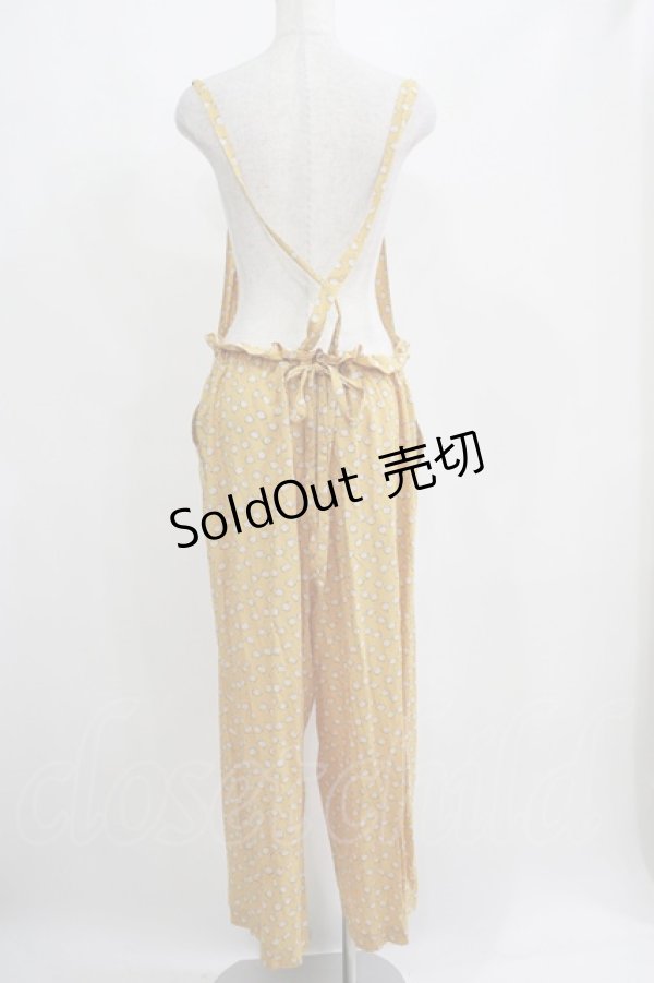 画像3: Jane Marple Dans Le Salon / Lily of the valleyサロペットパンツ  イエロー H-25-04-12-055-JM-PA-KB-ZH (3)