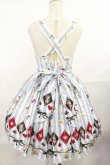 画像2: metamorphose / おかしなくにのTea Partyフロントあきジャンパースカート Free サックス H-25-04-12-1047-ME-OP-NS-ZH (2)