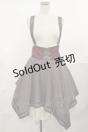 画像: Amavel / Steampunk Pirateアシメスカート Free グレー H-25-04-12-1048-CA-SK-NS-ZH