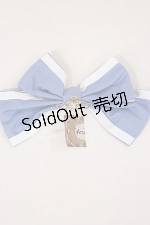 画像: Amavel / Magical Tarotリボンブローチ  サックス H-25-04-12-1020-CA-AC-NS-ZH
