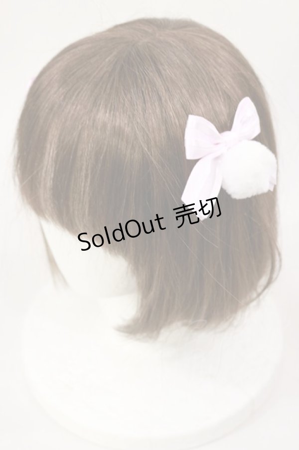画像2: Amavel / Patisserie Porte Bonheurリボンクリップ  アイボリー/ピンク H-25-04-12-1024-CA-AC-NS-ZH (2)
