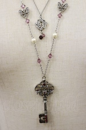 画像: axes femme / 鍵モチーフ3wayネックレス  シルバー H-25-04-12-1038-AX-AC-NS-ZH