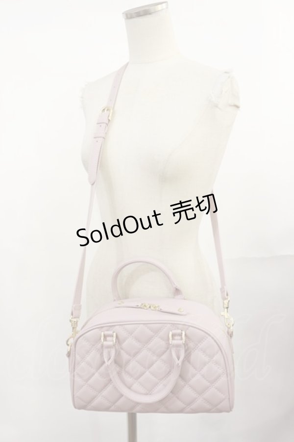 画像2: Maison de FLEUR / 希望のリボンボストンバッグ  ピンク H-25-04-12-1041-LO-BG-NS-ZH (2)