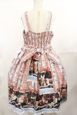 画像3: metamorphose / 【プラスサイズ】Happy Sewing Time フリルジャンパースカート+ヘッドドレスセット プラスサイズ サックス赤系(Saxe Blue/Red) H-25-04-12-1042-ME-OP-NS-ZH (3)