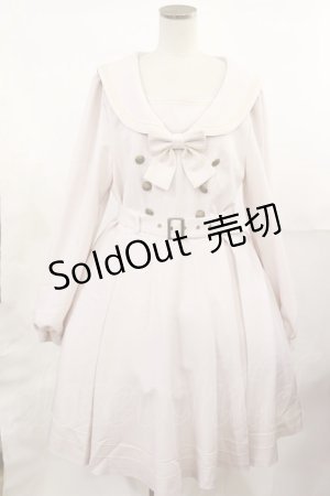 画像: metamorphose / 【プラスサイズ】長袖セーラーリボンワンピース プラスサイズ オールドローズ(Light Rose) H-25-04-12-1044-ME-OP-NS-ZH