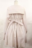 画像3: metamorphose / 【プラスサイズ】長袖セーラーリボンワンピース プラスサイズ オールドローズ(Light Rose) H-25-04-12-1044-ME-OP-NS-ZH (3)