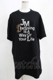 画像1: Jane Marple Dans Le Salon / Message logo jersey dress  ブラック H-25-04-12-059-JM-OP-KB-ZH (1)