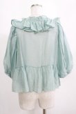 画像3: Candy Stripper / ANGELIC RIBBON SHEER BLOUSE  ミント H-25-04-12-061-PU-BL-KB-ZH (3)