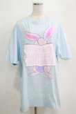 画像1: MILKBOY / HATE BUNNY　TEE L ブルー H-25-04-12-066-MB-TS-KB-ZH (1)