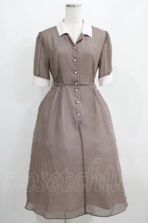 画像: MILK / Candy girl dress  ピンクショコラストライプ H-25-04-12-007-ML-OP-KB-ZT245
