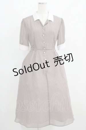 画像: MILK / Candy girl dress  ピンクショコラストライプ H-25-04-12-007-ML-OP-KB-ZH