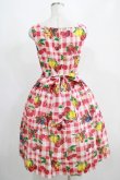 画像3: Jane Marple / フルーツピクニックスクエアドレス  レッド H-25-04-12-011-JM-OP-KB-ZH (3)