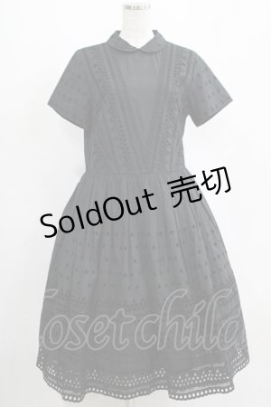 画像: Jane Marple / ティアドロップレースbabyドレス  黒 H-25-04-12-014-JM-OP-KB-ZH