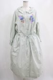 画像1: Jane Marple Dans Le Salon / Jardin Des Fleurs Embroideryドレス  ミント H-25-04-12-015-JM-OP-KB-ZH (1)
