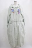 画像1: Jane Marple Dans Le Salon / Jardin Des Fleurs Embroideryドレス  ミント H-25-04-12-016-JM-OP-KB-ZH (1)