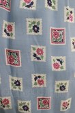 画像4: Jane Marple Dans Le Salon / Flower Stamp Empireワンピース  サックス H-25-04-12-017-JM-OP-KB-ZH (4)