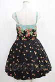 画像3: Jane Marple / ボーダーストロベリーのサンドレス  ブラック H-25-04-12-002-JM-OP-KB-ZH (3)