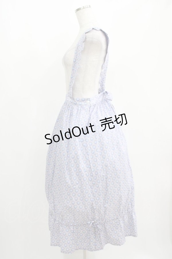 画像2: Jane Marple / King of heartsマナースカート  ブルー H-25-04-12-023-JM-SK-KB-ZH (2)