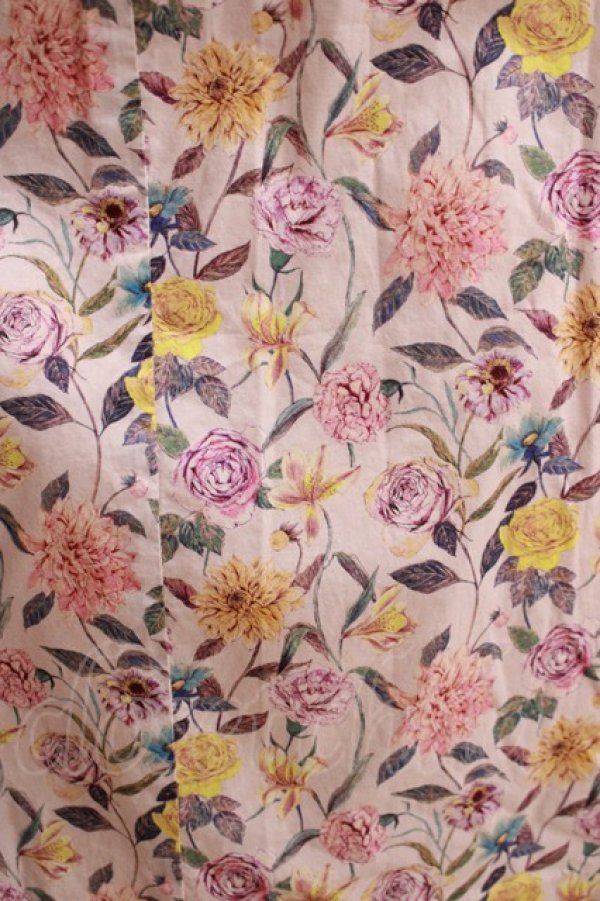 画像4: Jane Marple Dans Le Salon / Gouache gardenフラッフィースカート  ピンク×ピンク H-25-04-12-026-JM-SK-KB-ZH (4)