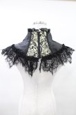 画像2: Qutie Frash / 2023-蘿月-ネックコルセット  黒×金 H-25-04-13-003-QU-ZA-KB-ZH (2)