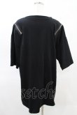 画像2: SEX POT ReVeNGe / ショルダーZIP BIG T  黒 H-25-04-13-030-SP-TO-KB-ZH (2)