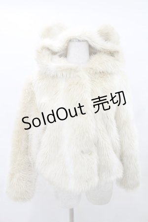 画像: MILK / BEARブルゾン  アイボリー H-25-04-13-037-ML-CO-KB-ZT269