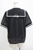 画像3: axes femme POETIQUE / 星座刺繍セーラー襟ブラウス M ブラック H-25-04-13-1043-AX-BL-NS-ZH (3)