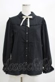 画像1: axes femme Red label / Redlabel刺繍ブラウス XL ブラック H-25-04-13-1051-PU-BL-NS-ZH (1)