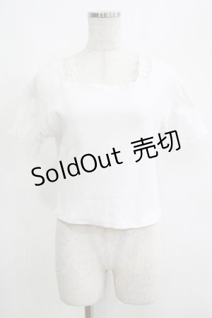画像: axes femme / ショート丈リブトップス Free オフ H-25-04-13-1052-AX-TO-NS-ZH