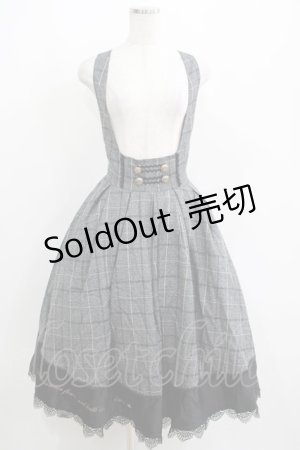 画像: ZeeYe Studio（海外ロリータブランド） / フォルテンブローコルセットジャンパースカート L ブラック H-25-04-13-1006-GO-OP-NS-ZH