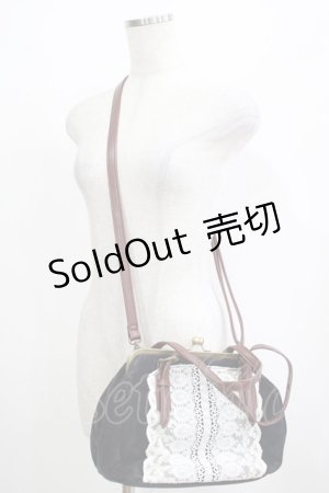画像: axes femme / レースショルダーバッグ  ブラック H-25-04-13-1069-AX-BG-NS-ZH