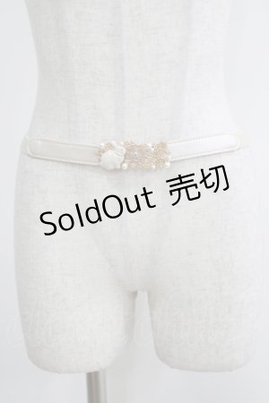 画像: axes femme POETIQUE / スノーバニーゴムベルト Free アイボリー H-25-04-13-1076-AX-ZA-NS-ZH