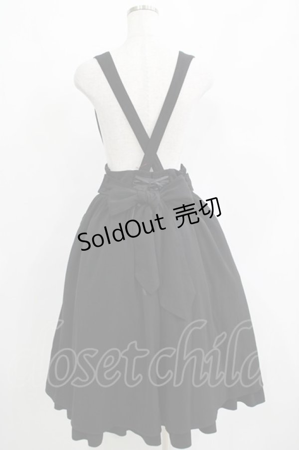 画像3: Amavel / Wrapping Chocolat ジャンパースカート Free ブラック H-25-04-13-1008-CA-OP-NS-ZH (3)