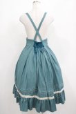 画像3: Amavel / Classical Doll サスペンダーミドルスカート Free ブルーグリーン H-25-04-13-1011-CA-SK-NS-ZH (3)