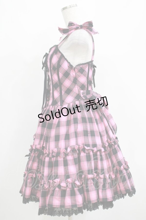 画像2: Angelic Pretty / Cotton Candyビスチェ風ジャンパースカート Free ピンク H-25-04-13-1002-AP-OP-NS-ZH (2)