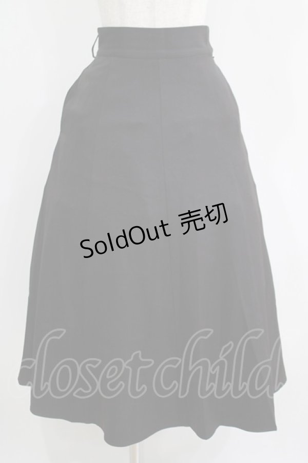 画像1: an another angelus / バックラッフルナロースカート Free BLACK H-25-04-13-1021-CA-SK-NS-ZH (1)