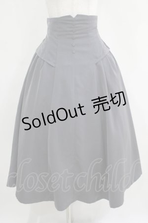 画像: an another angelus / コルセット風サイドタックスカート Free GRAY H-25-04-13-1022-CA-SK-NS-ZH