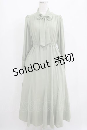 画像: an another angelus / ボリュームスリーブボウタイワンピース Free MINT H-25-04-13-1026-CA-OP-NS-ZH